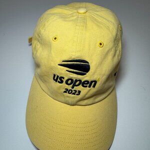 2023 US Open Tennis Championship Yellow Baseball Cap Hat 47 Brand OSFA